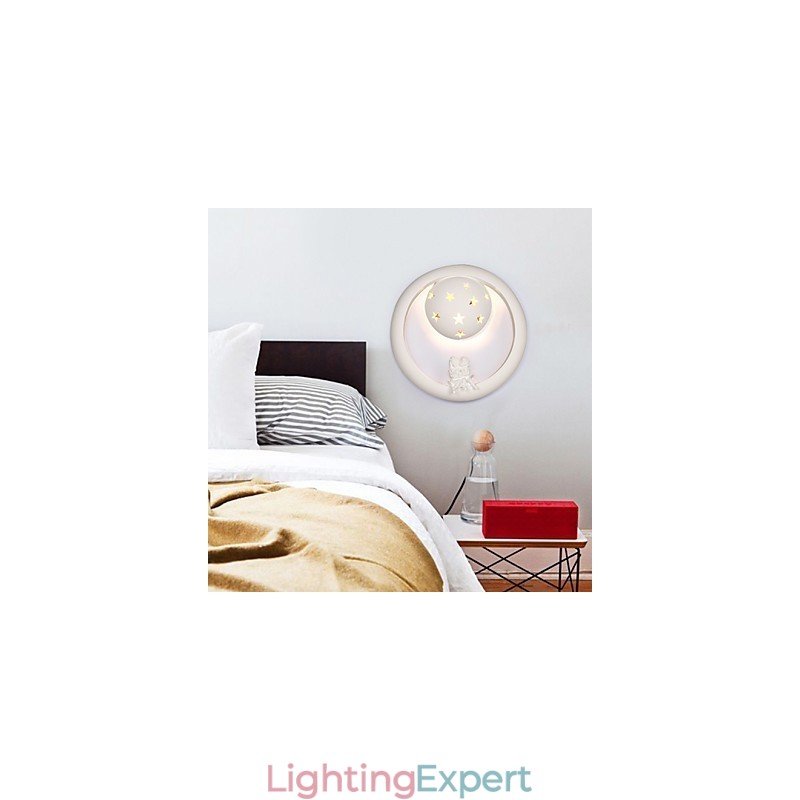 Sweet Pastoral Gypsum Fun Children Room Porch Wall Lamp Lights