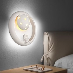 Sweet Pastoral Gypsum Fun Children Room Porch Wall Lamp Lights