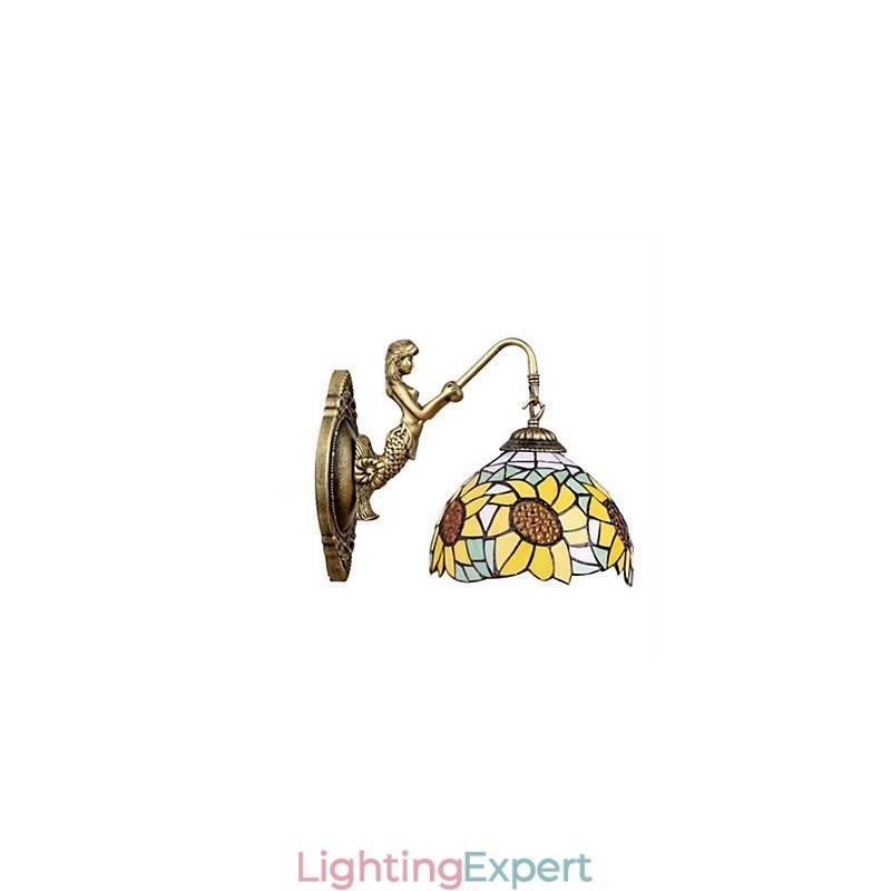 Christmas European Contracted Rural Creative Wrought Iron Wall Lamp Lights
