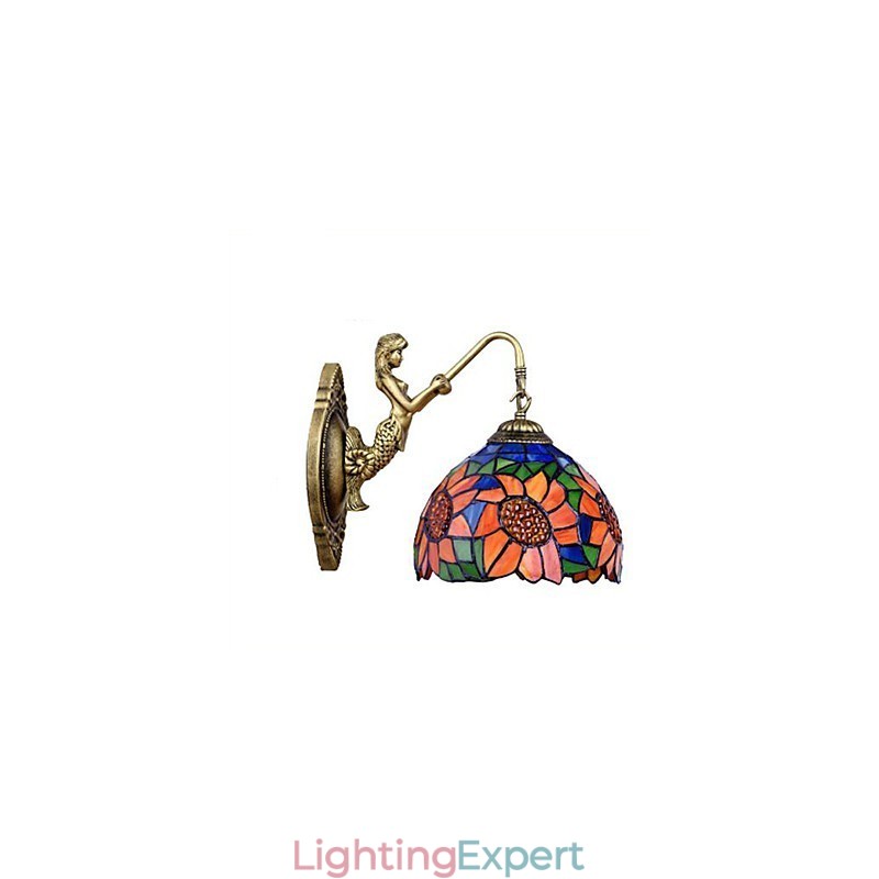 Christmas European Contracted Rural Creative Wrought Iron Wall Lamp Lights