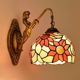 Christmas European Contracted Rural Creative Wrought Iron Wall Lamp Lights