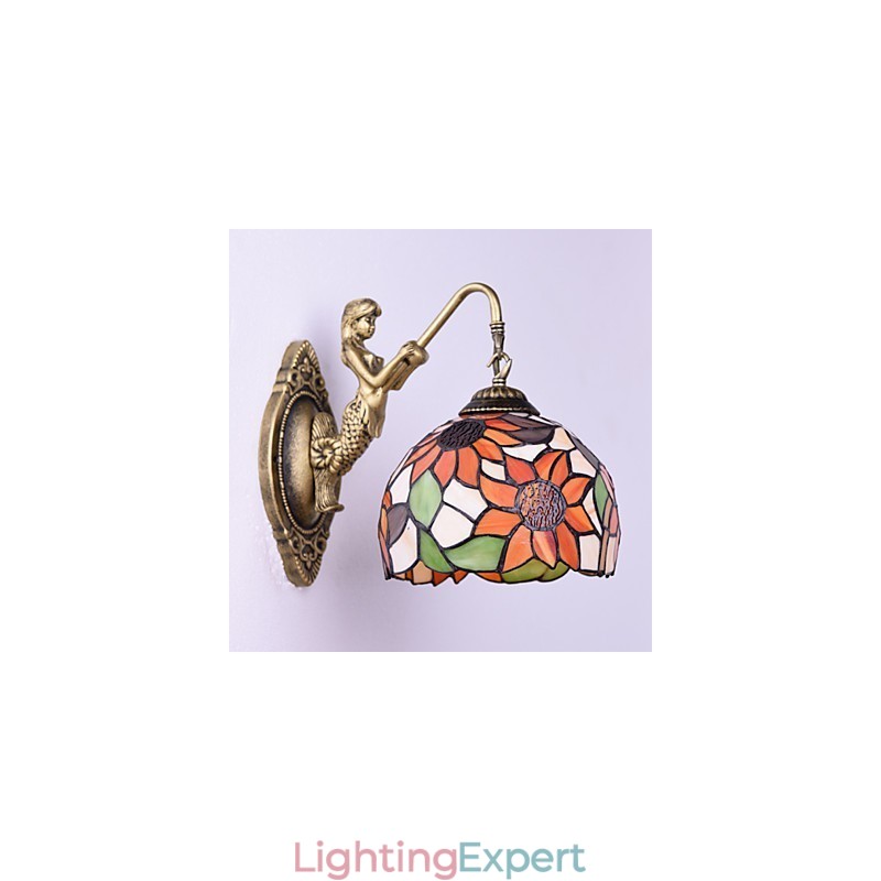 Christmas European Contracted Rural Creative Wrought Iron Wall Lamp Lights