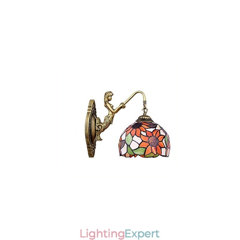 Christmas European Contracted Rural Creative Wrought Iron Wall Lamp Lights