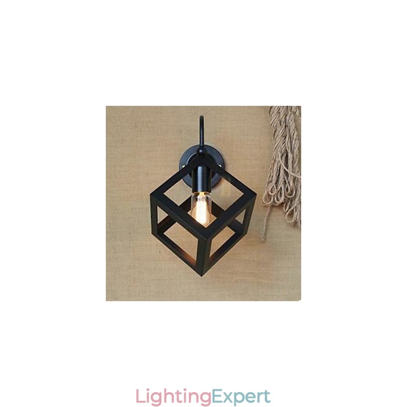 Bar Clothing Store Restaurant Stair Xuan Industrial Square Window Decorates Wall Lamp