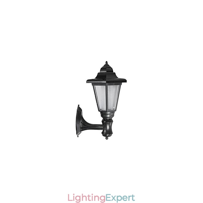 Solar Powered Outdoor Garden Path Yard Security Wall Light Landscape Lamp