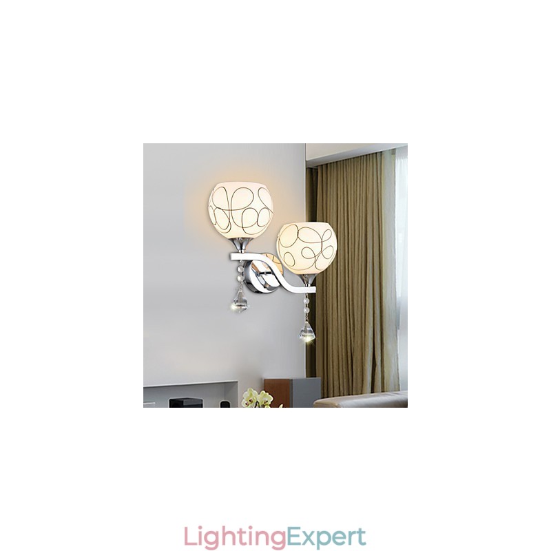 Creative Contemporary And Contracted Creative Crystal Wall Lamp Lights