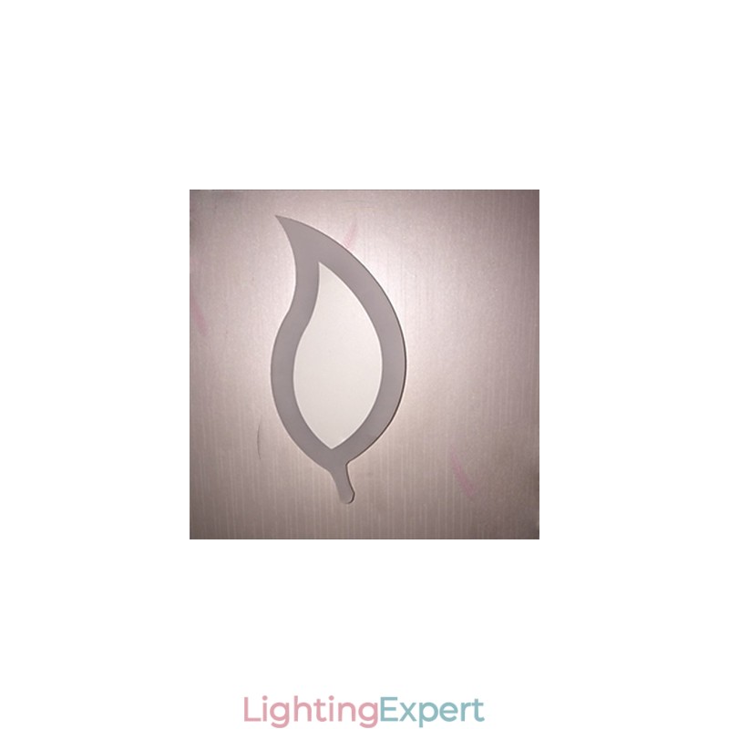 Creative Simple Fashion ModernAcrylic Contracted Wall Lamp Alloy Small Leaves Light
