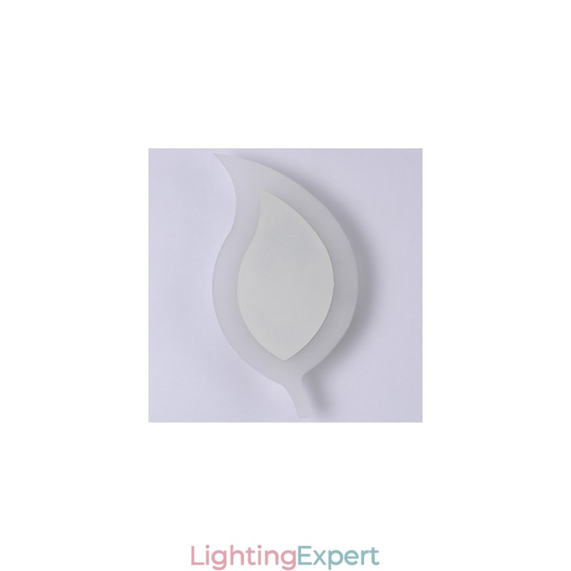 Creative Simple Fashion ModernAcrylic Contracted Wall Lamp Alloy Small Leaves Light