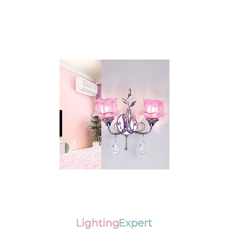 Creative Contemporary And Contracted Creative Crystal Wall Lamp Lights