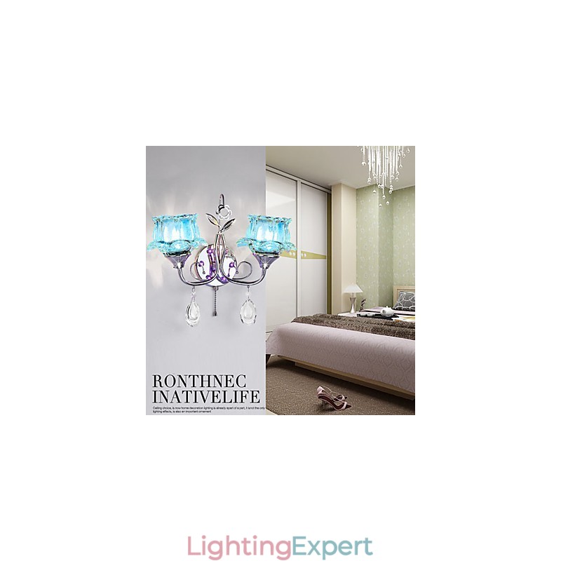Creative Contemporary And Contracted Creative Crystal Wall Lamp Lights
