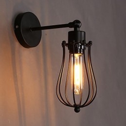 Creative Personality Decorative Wrought Iron Retro Grapefruit Wall Lamp