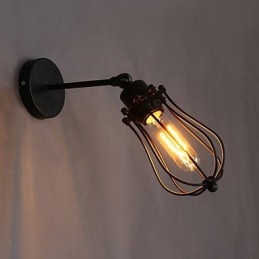 Creative Personality Decorative Wrought Iron Retro Grapefruit Wall Lamp