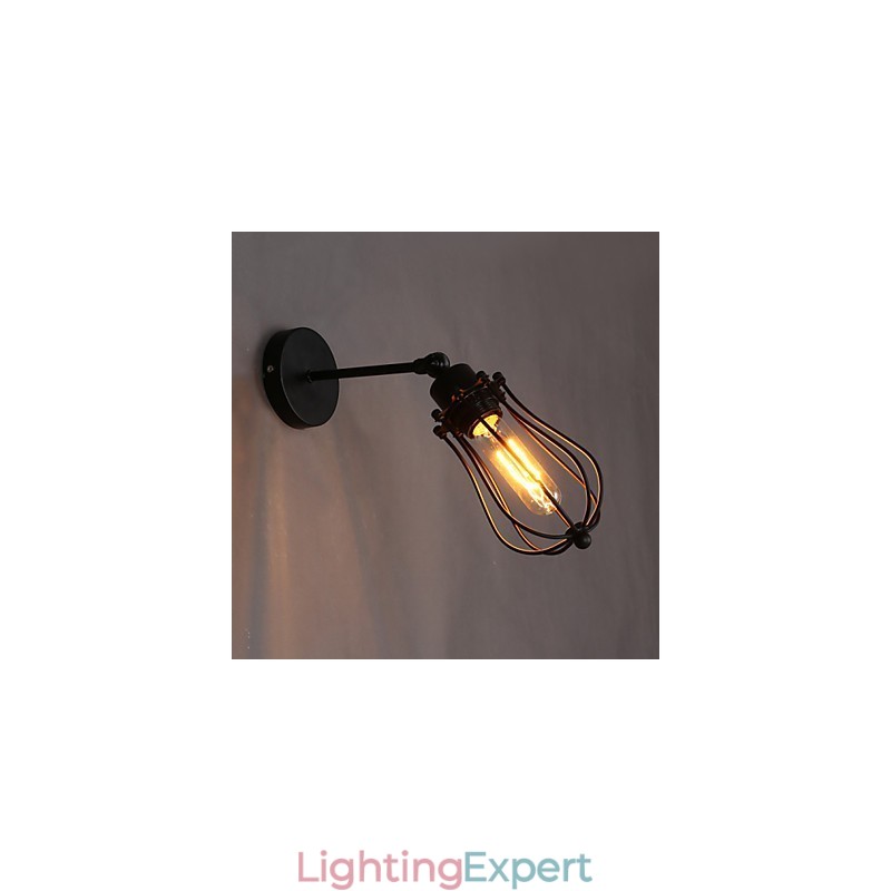 Creative Personality Decorative Wrought Iron Retro Grapefruit Wall Lamp