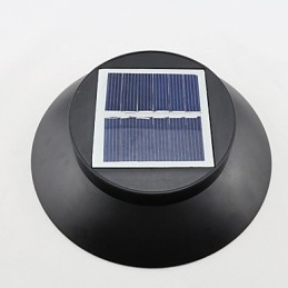 Outdoor Solar Power White Villa Wall Mount Garden Courtyard Door Path Light Lamp