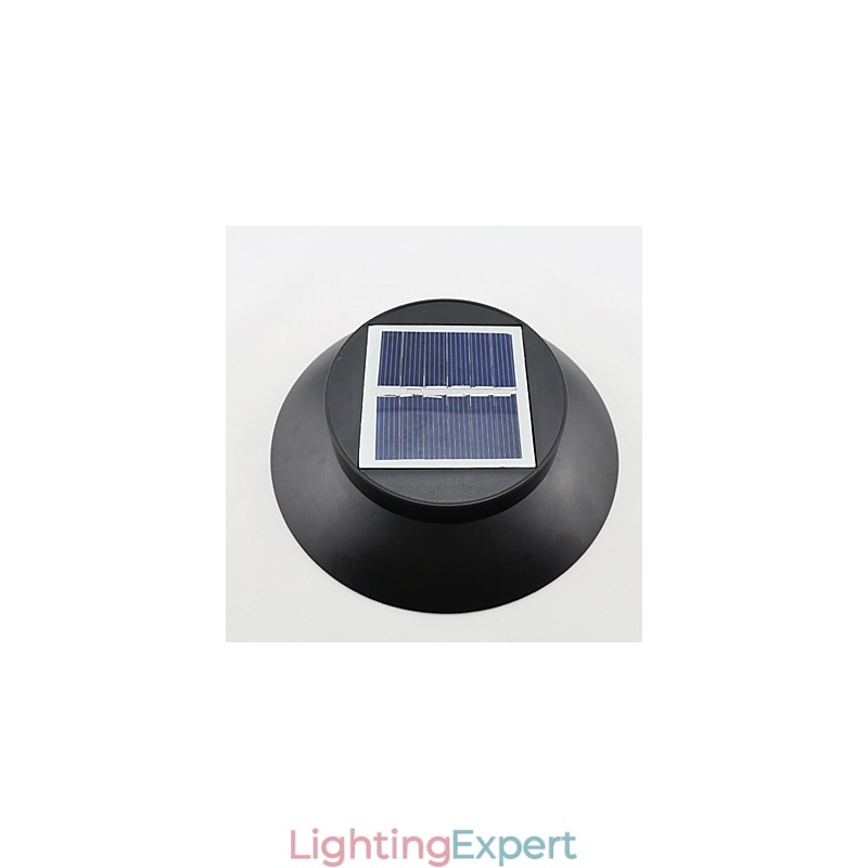 Outdoor Solar Power White Villa Wall Mount Garden Courtyard Door Path Light Lamp