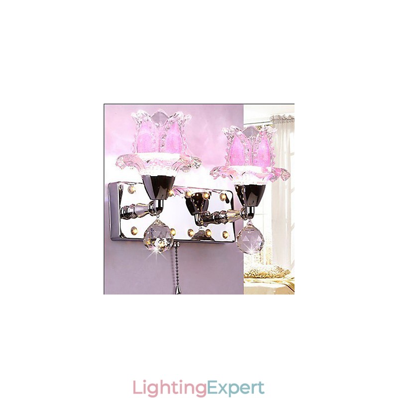 Creative Contemporary And Contracted Creative Crystal Wall Lamp Lights