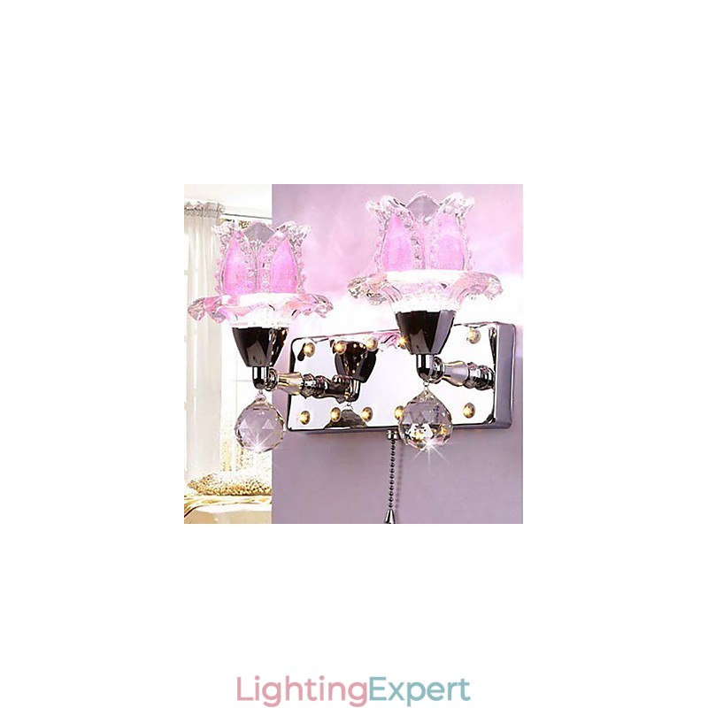 Creative Contemporary And Contracted Creative Crystal Wall Lamp Lights