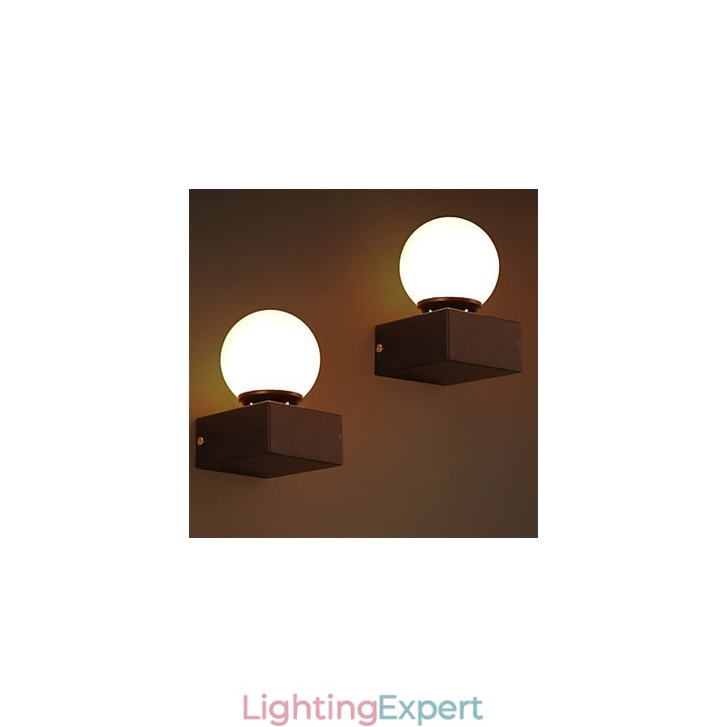 Ball Loft Creative Wall Lamp Wrought Iron Wall Lamp Restoring Ancient Ways Lights