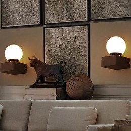 Ball Loft Creative Wall Lamp Wrought Iron Wall Lamp Restoring Ancient Ways Lights