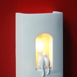 Fashion Warm Children Room Hanging Light Creative Kitty Plaster Wall Lamp Lights