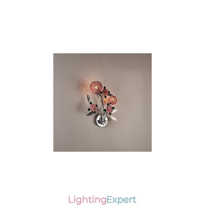 Wall Sconces Crystal Modern Contemporary Metal