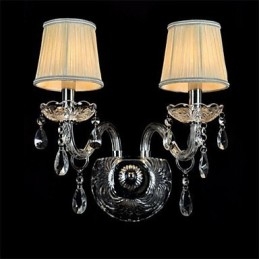 Crystal Mini Style Wall Sconces Candle Wall Lights Modern Contemporary Glass