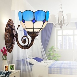 Europe Type Restoring Ancient Ways Wall Lamp Creative Mediterranean Glass Lights
