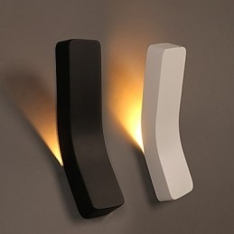 Contracted And Contemporary Creative Bent Wrought Iron Wall Lamp Power Lights