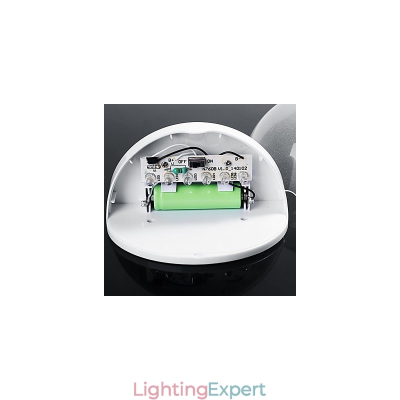 Solar Powered Lamp Outdoor Garden Light Automatic Sensor Activated Solar Light (White)