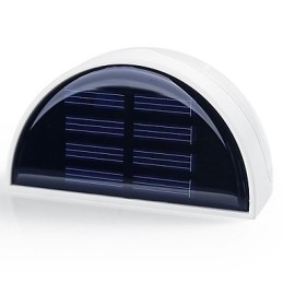 Solar Powered Lamp Outdoor Garden Light Automatic Sensor Activated Solar Light (White)