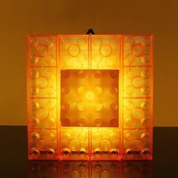 Creative Blocks Frame Light Colored Cute Little Gifts Wall Lamp Belt Hook Lights