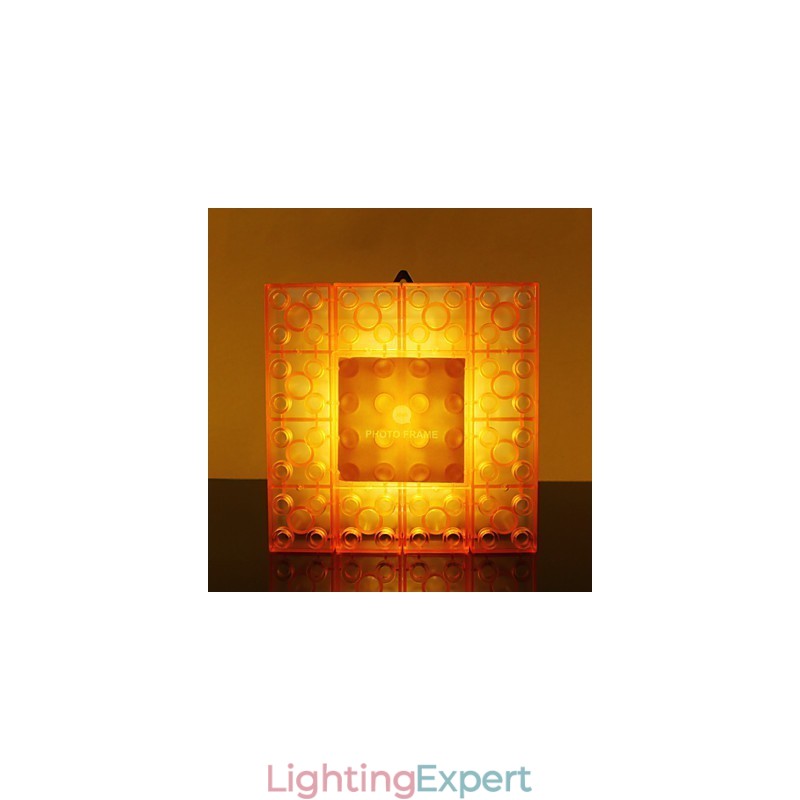 Creative Blocks Frame Light Colored Cute Little Gifts Wall Lamp Belt Hook Lights