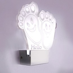 Acrylic Wall Lamp PVC Lamp Light Chip Modern Contemporary Metal