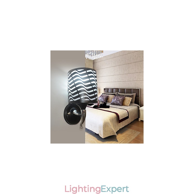 Wrought Iron Sheepskin Modern Wall Lamp Lights