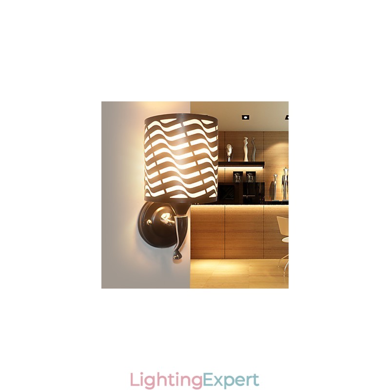 Wrought Iron Sheepskin Modern Wall Lamp Lights