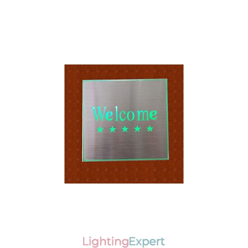 The Hotel Market Welcome Indicator Light Lamp Creative Bar Model Wall Sconces Metal