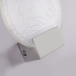 Acrylic Wall Lamp PVC Lamp Light Chip Modern Contemporary Metal 5W