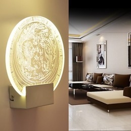 Wall Sconces PVC Lamp Light Modern Contemporary Metal