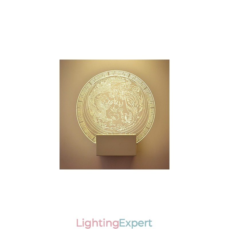 Wall Sconces PVC Lamp Light Modern Contemporary Metal