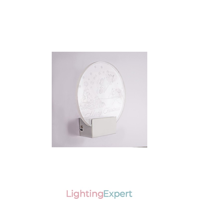 Acrylic Wall Lamp PVC Lamp Light Modern Contemporary Metal
