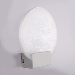 Acrylic Wall Lamp PVC Lamp Light Modern Contemporary Metal