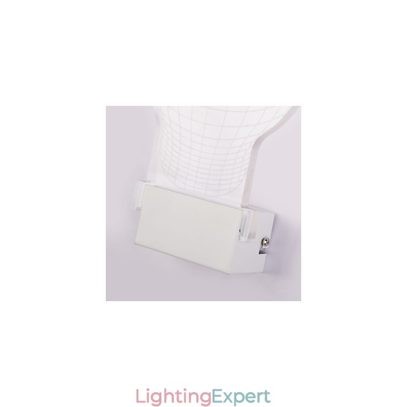 Acrylic Wall Lamp PVC Lamp Light Chip Modern Contemporary Metal