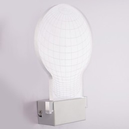 Acrylic Wall Lamp PVC Lamp Light Chip Modern Contemporary Metal