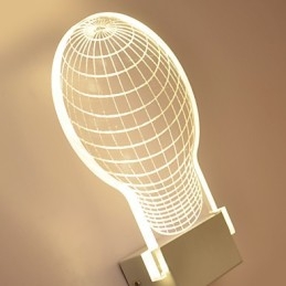 Acrylic Wall Lamp PVC Lamp Light Chip Modern Contemporary Metal