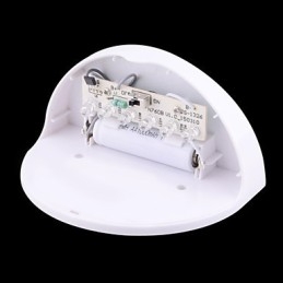 Solar Powered Waterproof IP55 Lamp White + Black