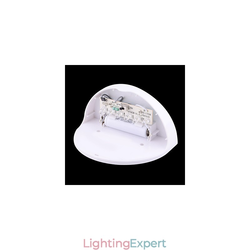 Solar Powered Waterproof IP55 Lamp White + Black