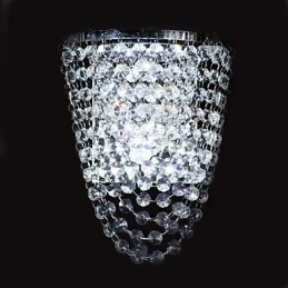 Crystal Flush Mount wall Lights Modern Contemporary Metal