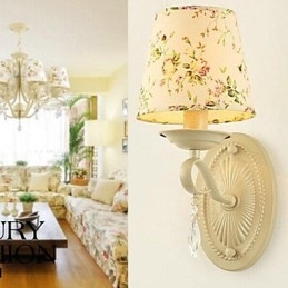 Crystal Mini Style Wall Sconces Modern Contemporary Metal