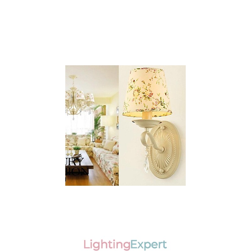 Crystal Mini Style Wall Sconces Modern Contemporary Metal