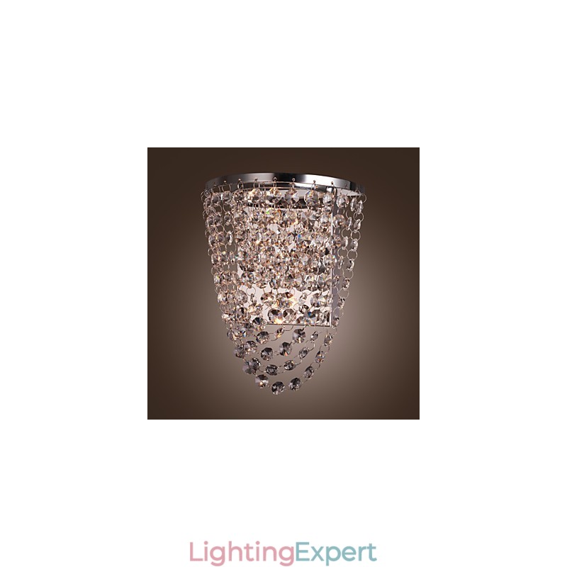 Crystal Wall Washers Modern Metal